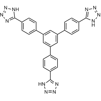 1,3,5-Tri-p-(tetrazol-5-yl)phenylbenzene Chemical Structure