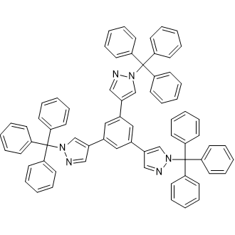 1,3,5-Tris(1-trityl-1H-pyrazol-4-yl)benzene Chemical Structure