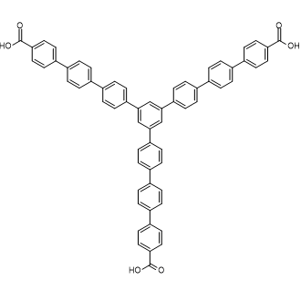 1,3,5-Tris(terphenyl)-benzene 化学構造