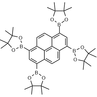 1,3,6,8-Tetrakis(4,4,5,5-tetramethyl-1,3,2-dioxaborolan-2-yl)pyrene Chemical Structure