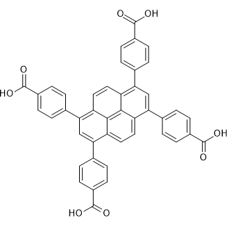 1,3,6,8-Tetrakis[p-benzoic acid]pyrene Chemical Structure