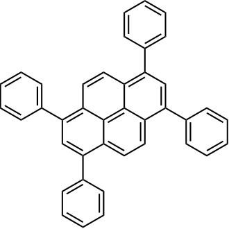 1,3,6,8-Tetraphenylpyrene التركيب الكيميائي