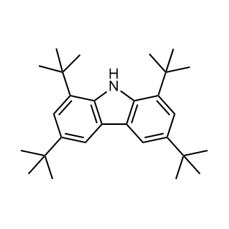 1,3,6,8-Tetra-tert-butyl-carbazole Chemical Structure