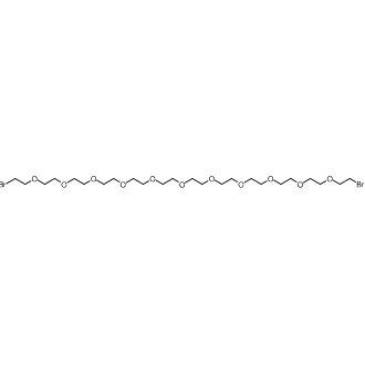 1,35-Dibromo-3,6,9,12,15,18,21,24,27,30,33-undecaoxapentatriacontane Chemical Structure