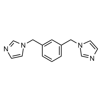 1,3-Bis((1H-imidazol-1-yl)methyl)benzene Chemische Struktur