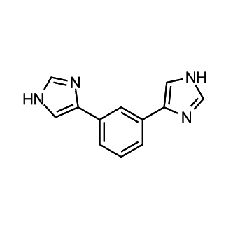 1,3-Bis(1H-imidazol-4-yl)benzene 化学構造