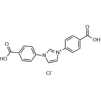 1,3-Bis(4-carboxyphenyl)imidazolium chloride Chemische Struktur