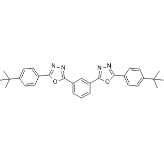 1,3-Bis[5-(4-tert-butylphenyl)-2-[1,3,4]oxadiazolyl]benzene Chemical Structure