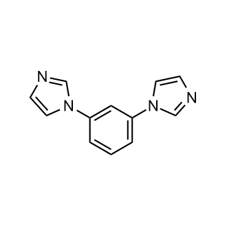 1,3-Di(1H-imidazol-1-yl)benzene 化学構造