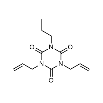 1,3-Diallyl-5-propyl-1,3,5-triazinane-2,4,6-trione Chemical Structure