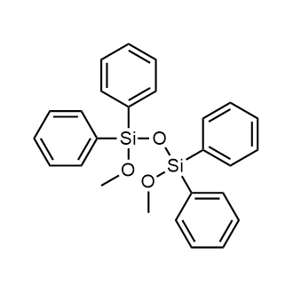 1,3-Dimethoxy-1,1,3,3-tetraphenyldisiloxane Chemical Structure