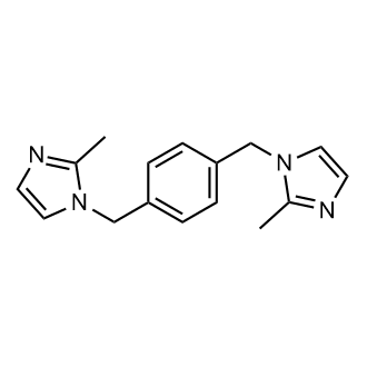 1,4-Bis((2-methyl-1H-imidazol-1-yl)methyl)benzene Chemical Structure