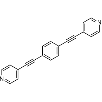 1,4-Bis(pyridin-4-ylethynyl)benzene Chemical Structure