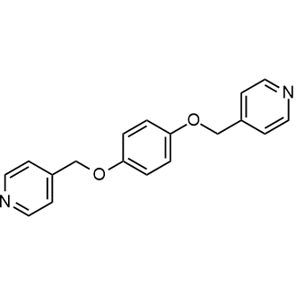 1,4-Bis(pyridin-4-ylmethoxy)benzene Chemische Struktur