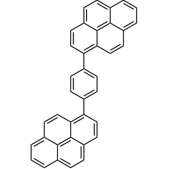 1,4-Di(1-pyrenyl)benzene Chemical Structure