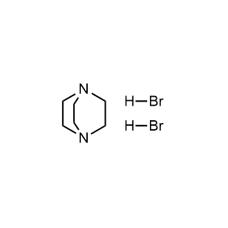 1,4-Diazabicyclo[2.2.2]octane Dihydrobromide 化学構造