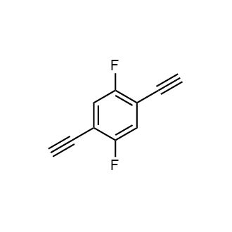 1,4-Diethynyl-2,5-difluorobenzene Chemical Structure