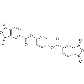 1,4-Phenylene Bis(1,3-dioxo-1,3-dihydroisobenzofuran-5-carboxylate) Chemical Structure