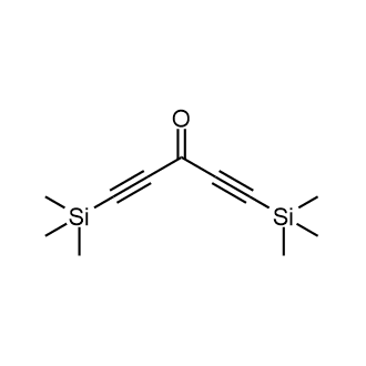 1,5-Bis(trimethylsilyl)penta-1,4-diyn-3-one Chemische Struktur