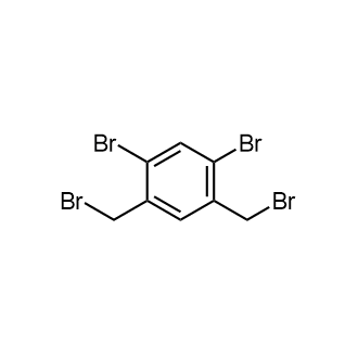 1,5-Dibromo-2,4-bis(bromomethyl)benzene 化学構造