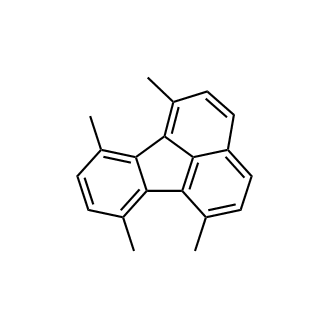 1,6,7,10-Tetramethylfluoranthene Chemical Structure