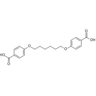 1,6-Bis(4-carboxyphenoxy)hexane Chemical Structure