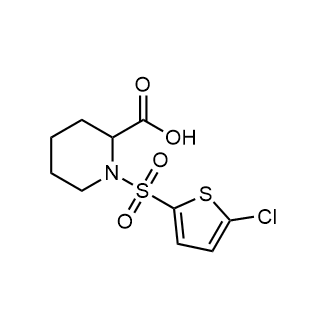 1-[(5-Chloro-2-thienyl)sulfonyl]piperidine-2-carboxylic acid Chemical Structure