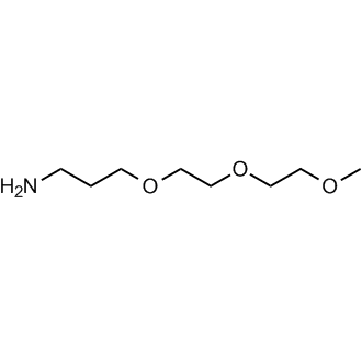 1-[2-(3-aminopropoxy)ethoxy]-2-methoxyethane Chemische Struktur