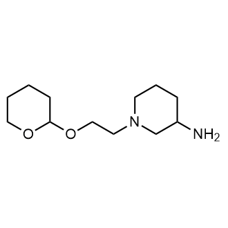 1-[2-(oxan-2-yloxy)ethyl]piperidin-3-amine التركيب الكيميائي