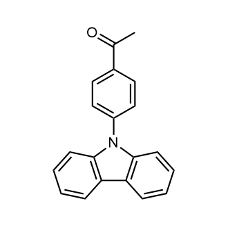 1-[4-(9H-Carbazol-9-yl)phenyl]ethanone Chemical Structure