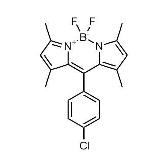 10-(4-Chlorophenyl)-5,5-difluoro-1,3,7,9-tetramethyl-5H-dipyrrolo[1,2-c:2',1'-f][1,3,2]diazaborinin-4-ium-5-uide التركيب الكيميائي