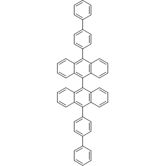 10,10'-Di([1,1'-biphenyl]-4-yl)-9,9'-bianthracene Chemical Structure