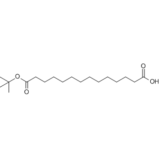 14-(tert-Butoxy)-14-oxotetradecanoic acid Chemical Structure