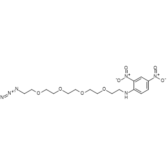 14-Azido-N-(2,4-dinitrophenyl)-3,6,9,12-tetraoxatetradecan-1-amine Chemical Structure