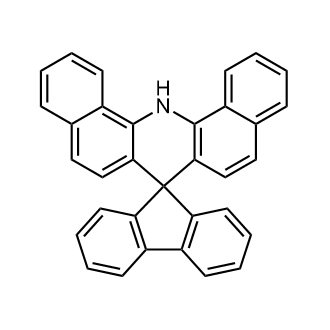 14H-spiro[dibenzo[c,h]acridine-7,9'-fluorene] التركيب الكيميائي