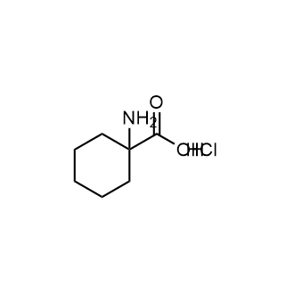 1-Amino-1-cyclohexanecarboxylic acid hydrochloride 化学構造