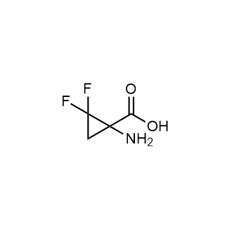 1-Amino-2,2-difluorocyclopropane-1-carboxylic acid التركيب الكيميائي