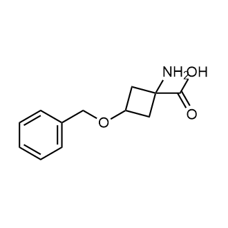 1-Amino-3-(benzyloxy)cyclobutanecarboxylic acid Chemical Structure