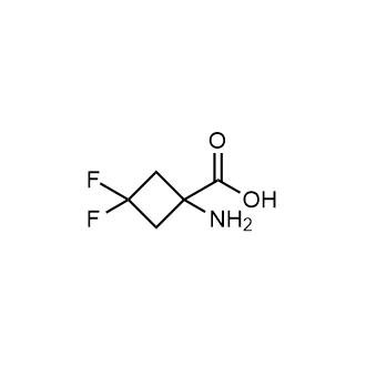 1-Amino-3,3-difluorocyclobutane-1-carboxylic acid Chemical Structure