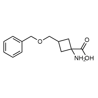 1-Amino-3-[(benzyloxy)methyl]cyclobutane-1-carboxylic acid Chemical Structure