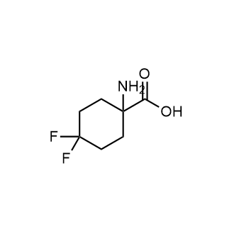 1-Amino-4,4-difluorocyclohexane-1-carboxylic acid Chemical Structure