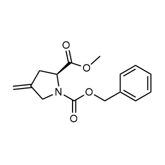 1-Benzyl 2-methyl (2S)-4-methylidenepyrrolidine-1,2-dicarboxylate Chemical Structure