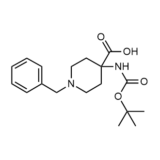 1-Benzyl-4-(Boc-amino)piperidine-4-carboxylic acid Chemical Structure