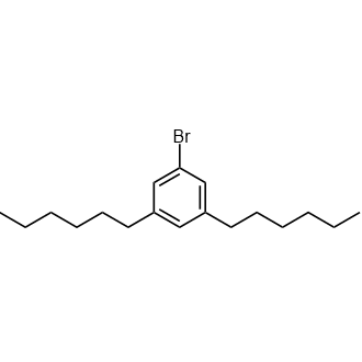 1-Bromo-3,5-dihexylbenzene التركيب الكيميائي