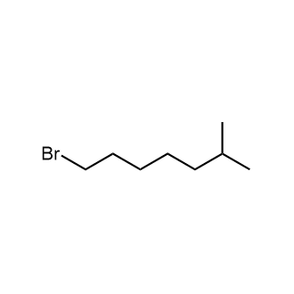 1-Bromo-6-methylheptane Chemical Structure