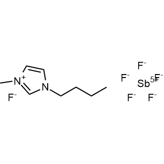 1-Butyl-3-methyl-1H-imidazol-3-ium antimony(V) fluoride Chemical Structure