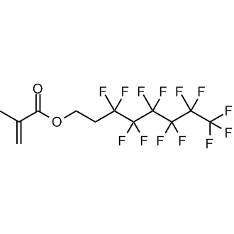 1H,1H,2H,2H-Tridecafluoro-n-octylMethacrylate(stabilizedwithHQ+MEHQ) Chemical Structure