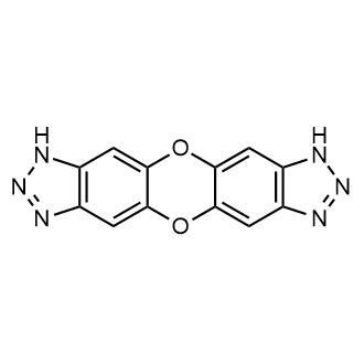 1H,7H-[1,4]Dioxino[2,3-f:5,6-f′]bisbenzotriazole Chemische Struktur