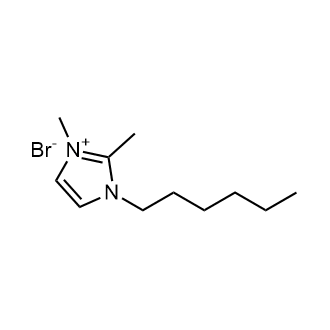 1-Hexyl-2,3-dimethyl-1H-imidazol-3-ium bromide Chemische Struktur