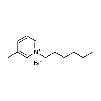 1-Hexyl-3-methylpyridin-1-ium bromide 化学構造